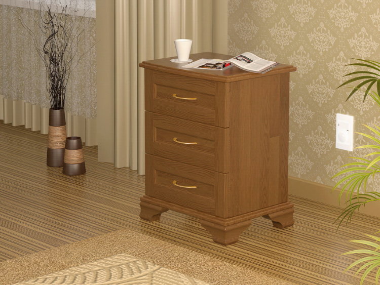 Тумбочка &quot;Лира&quot; 3 ящика