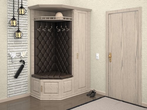 Прихожая &quot;Милан&quot; угловая со шкафом